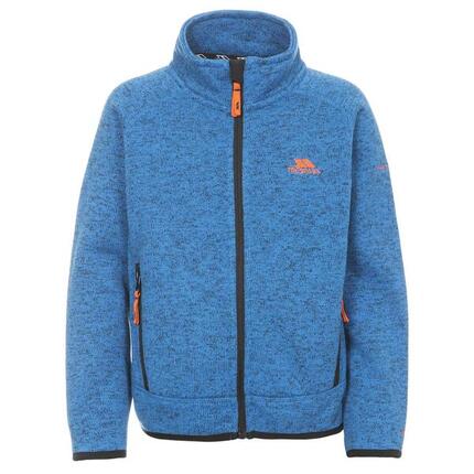 Childrens Boys Mario Full Zip Fleece Jacket (Blauwe mergel)