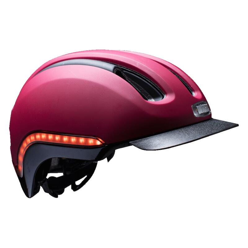 Nutcase - Vio Commute MIPS LED Helmet Red Cabernet Matte