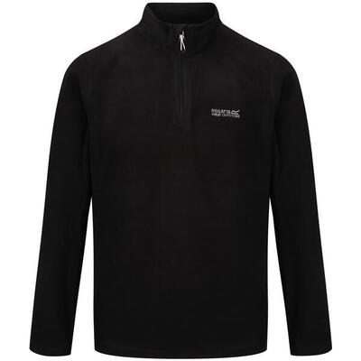 Geweldig voor buiten heren thompson half zip fleece sweater (zwart)