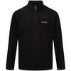 Geweldig voor Buiten Heren Thompson Half Zip Fleece Sweater (Zwart)