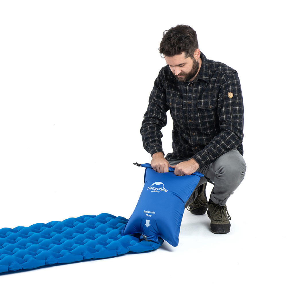 Materasso Gonfiabile Naturehike Fc-10 Nh19Z032-P 195×59Cm Blu 4/6