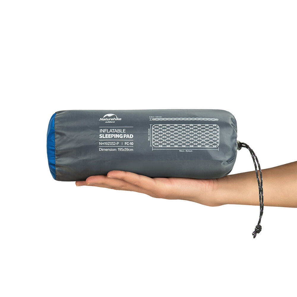Materasso Gonfiabile Naturehike Fc-10 Nh19Z032-P 195×59Cm Blu 5/6