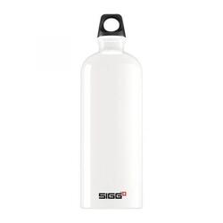 Botella De Aluminio Sigg 1L Blanca Sin Bpa