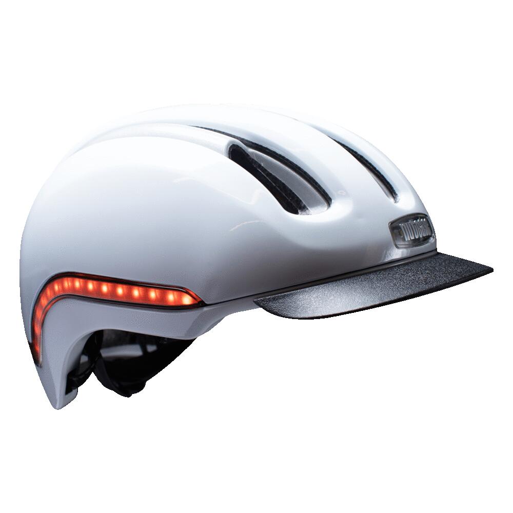 Nutcase - Vio Commute MIPS LED Helmet White Blanco Gloss 1/4