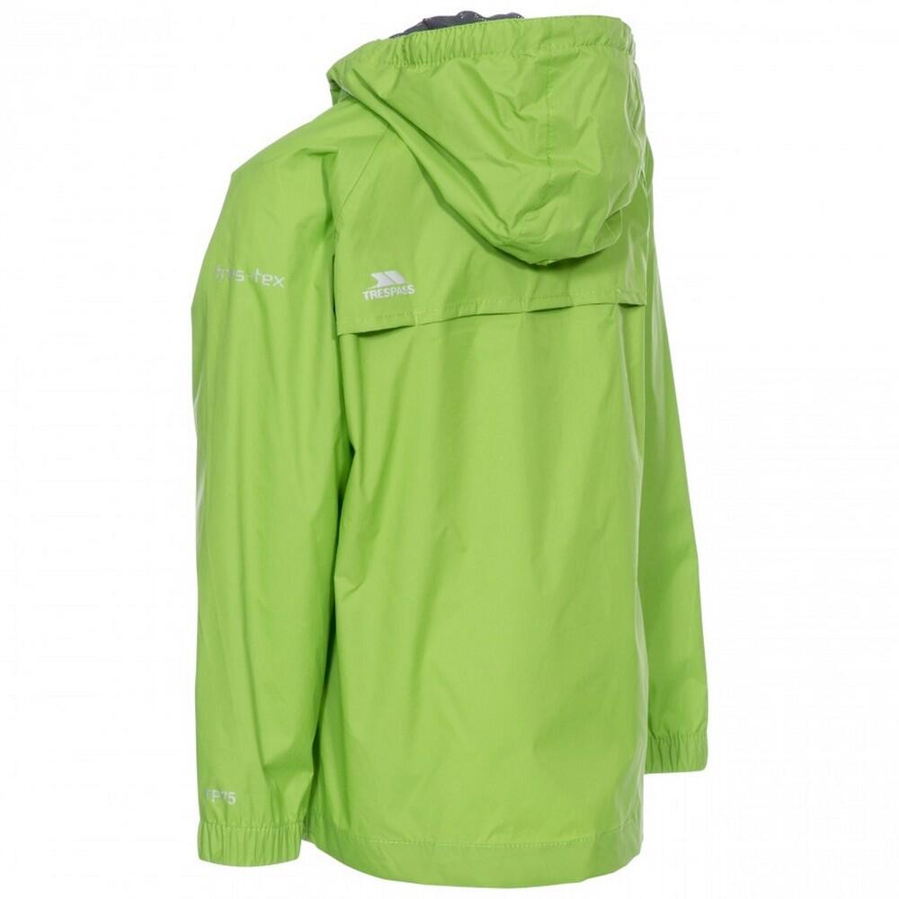 Qikpac Veste Imperméable Repliable Enfant Unisexe (Vert) 2/5
