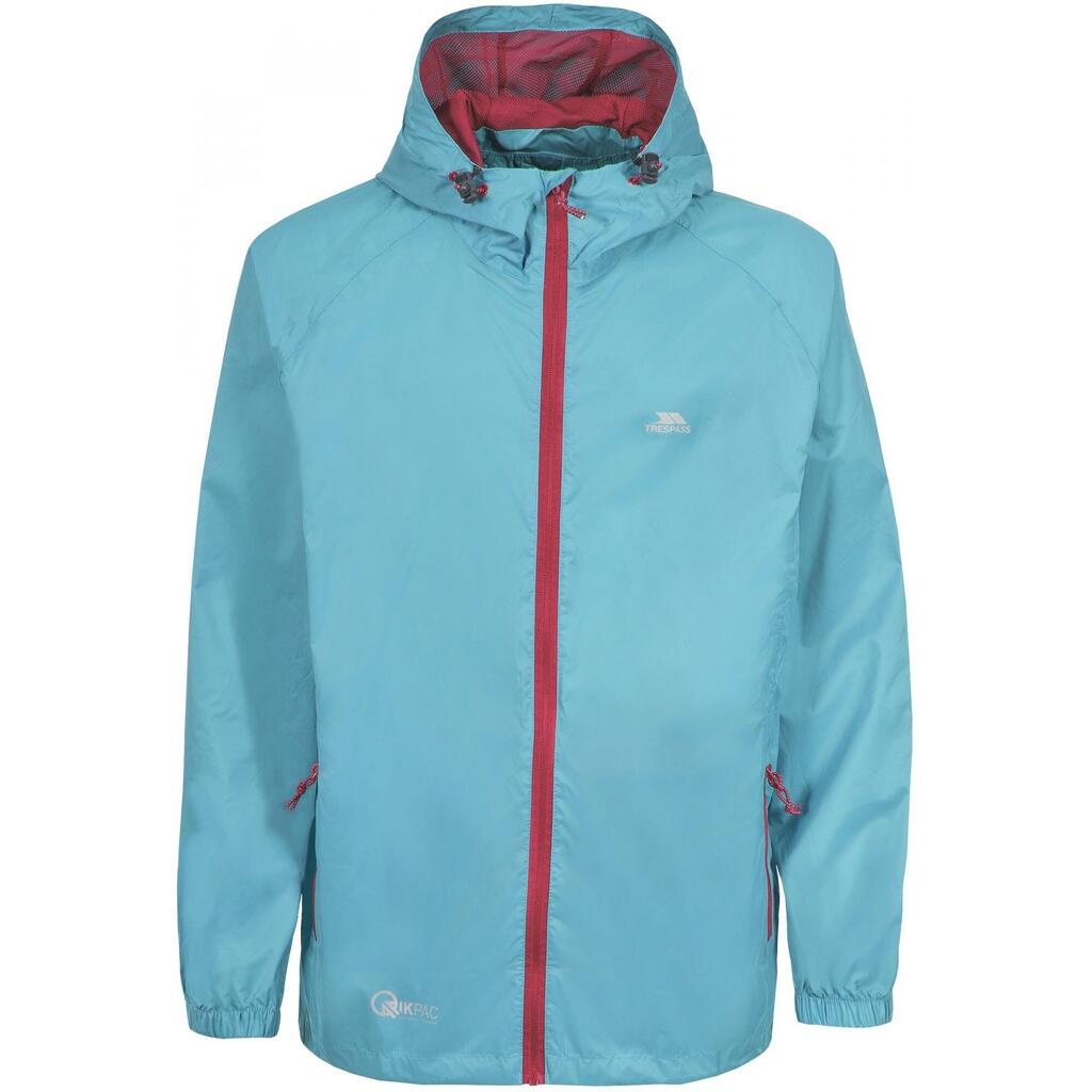 Childrens/Kids Qikpac Waterproof Packaway Jacket (Aquatic)