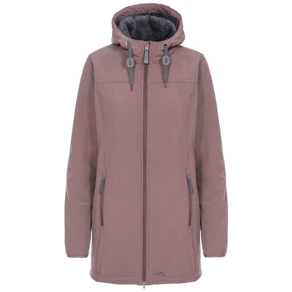 Womens/Ladies Kristen Longer Length Hooded Waterproof Jacket (Dusty Heather)
