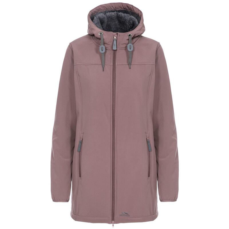 Veste imperméable longue KRISTEN Femme (Vieux mauve)