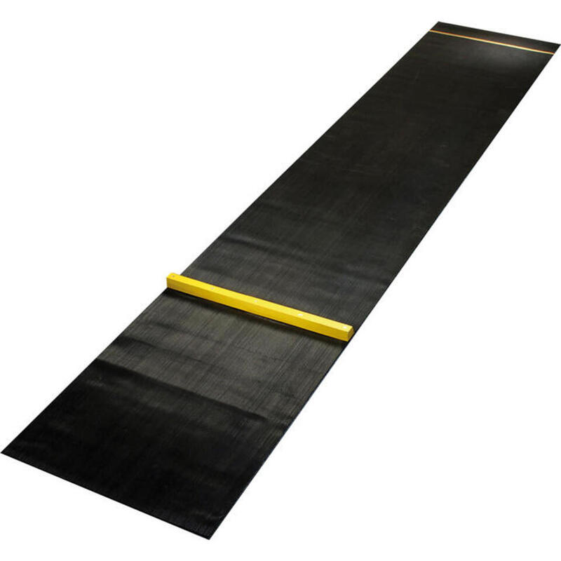 Oche en caoutchouc de tapis de fléchettes 300 x 60 cm.