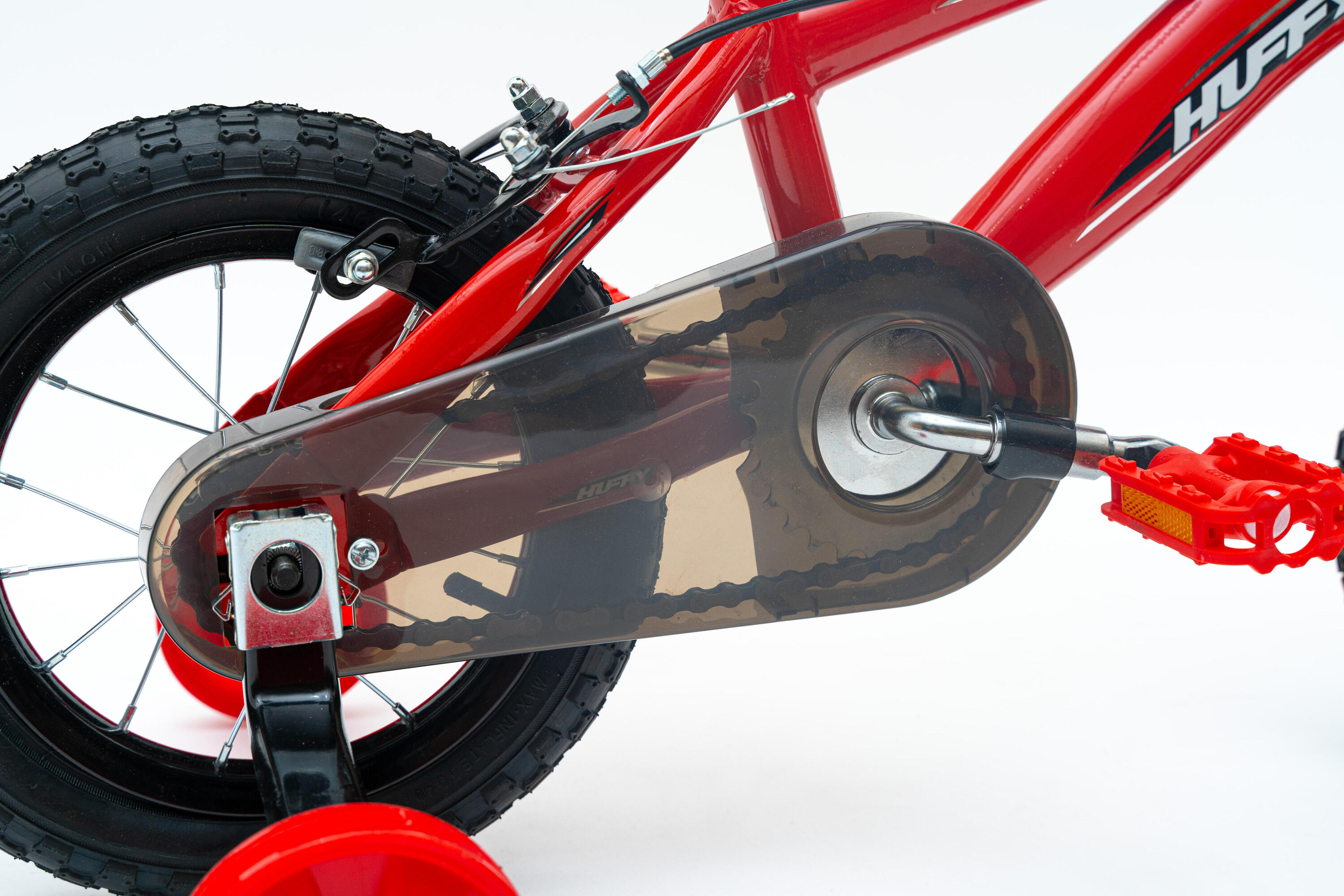 Huffy Moto X 12 Inch Boys BMX Style Bike Red 3-5 Years + Stabilisers 3/7