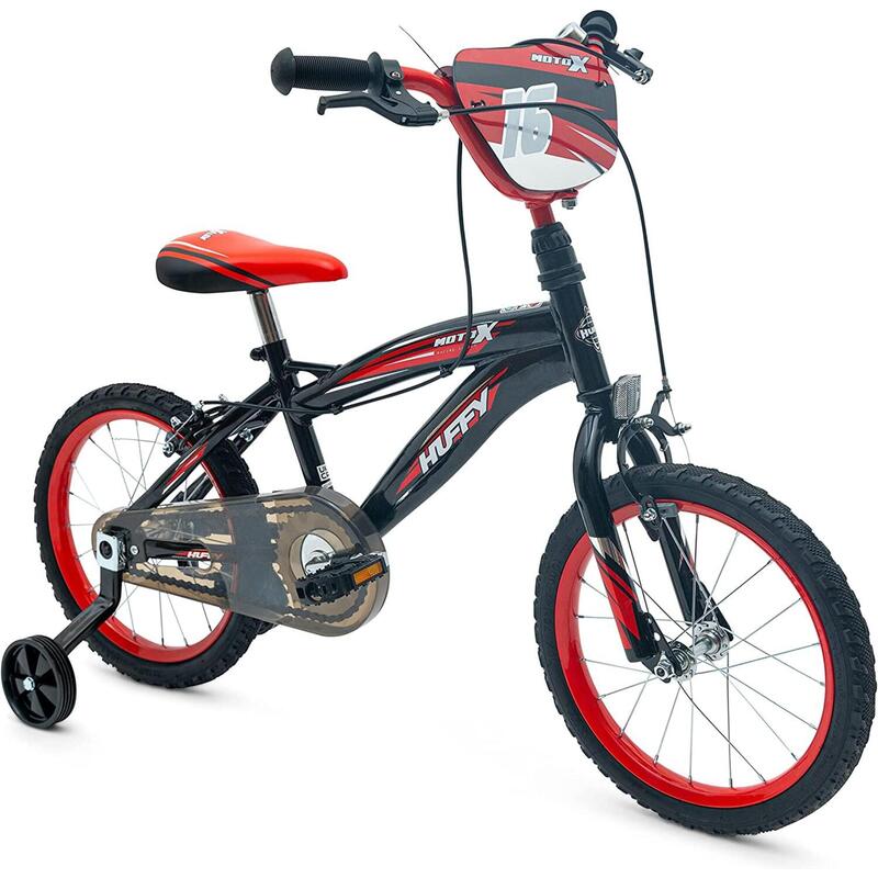 Huffy Moto X 16 Inch Boys Bike 5-7 Years + Quick Connect Assembly