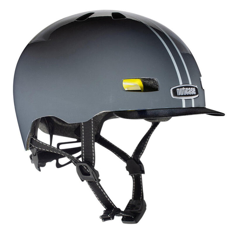 Nutcase - Street MIPS Helmet Grey Suit and Tie Matte Reflective