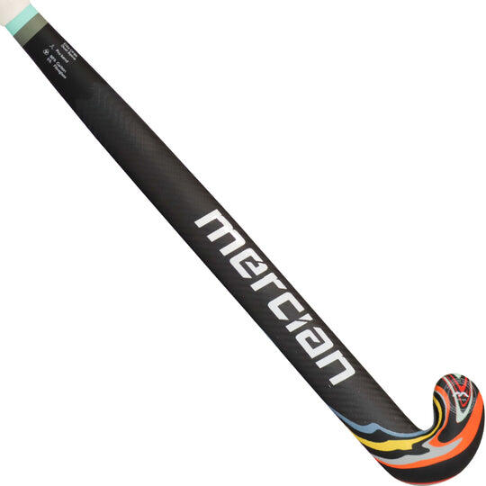MERCIAN Mercian Elite CF95 Adult Composite Hockey Stick, Carbon Gray/Mint