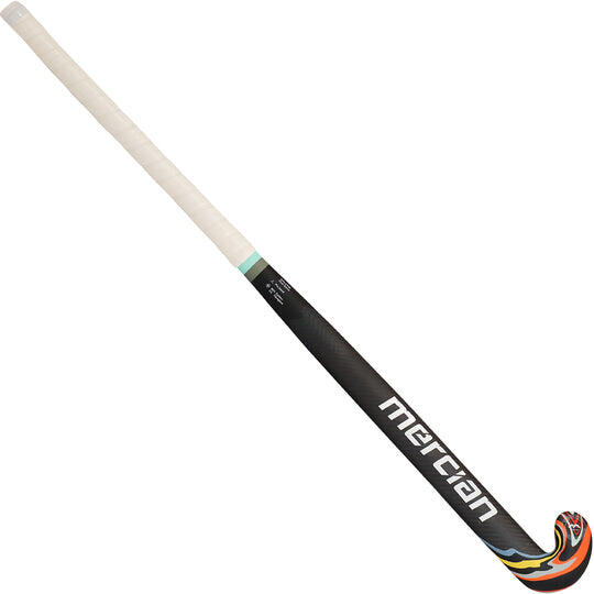 Mercian Elite CF95 Adult Composite Hockey Stick, Carbon Gray/Mint 2/4