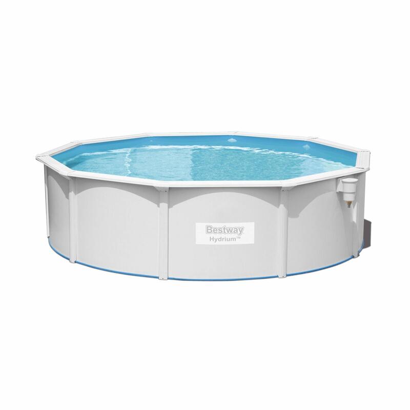 Piscine tubulaire ronde 460cm avec accessoires  | sweeek