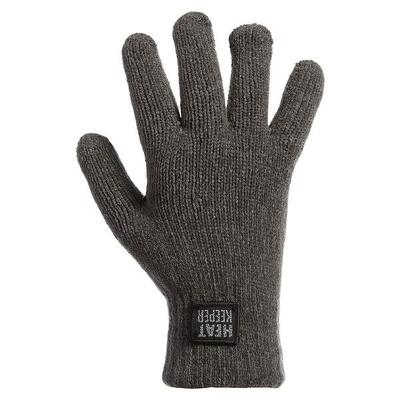 Heatkeeper thermo handschoenen dames chenille dark grey