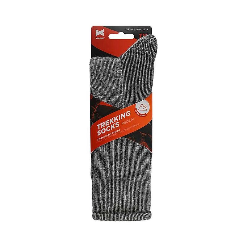 Xtreme Trekking Calcetines Térmico Mediano 4-pack Gris Mouliner