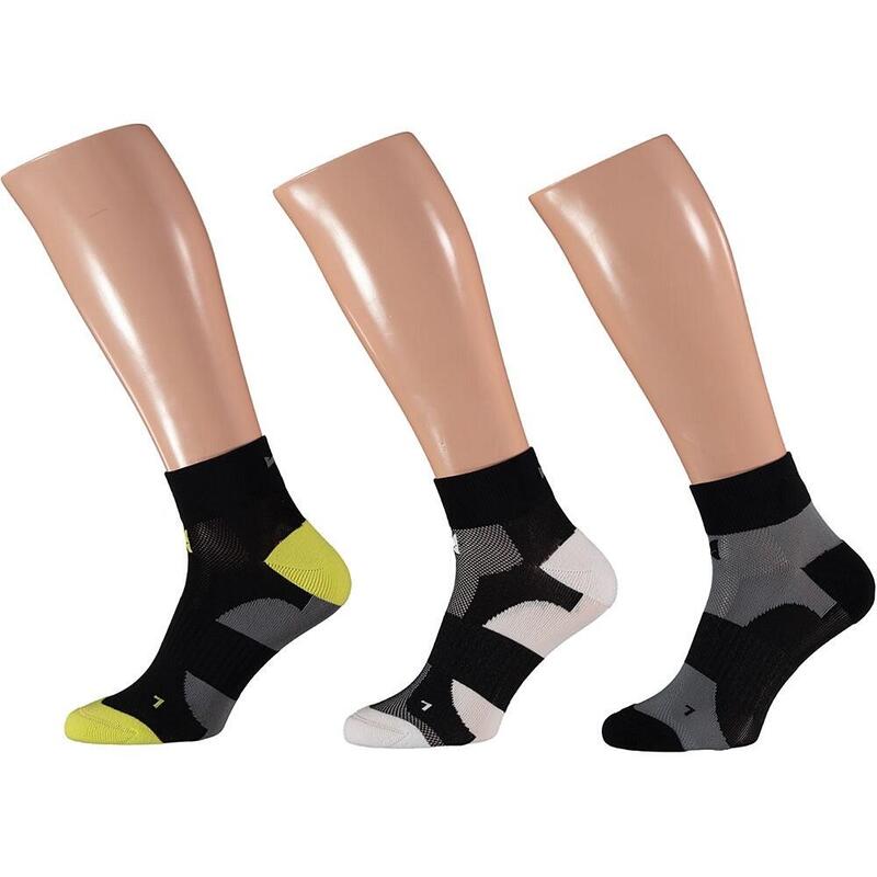 Xtreme Calcetines Ciclismo Cuarzo 9-pack Multi Negro