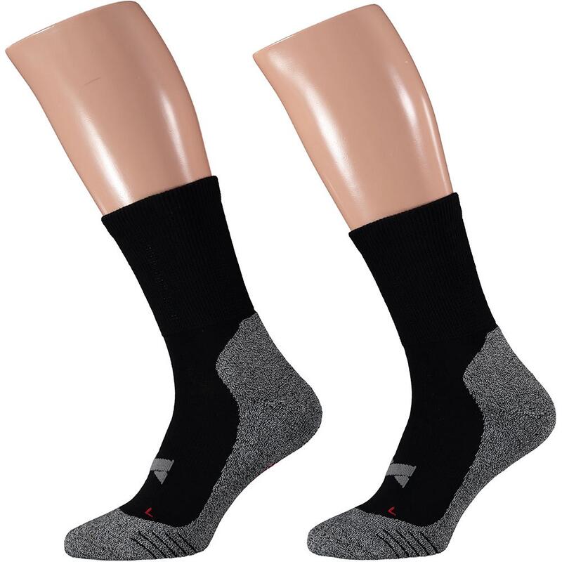 Xtreme Chaussettes de randonnée 2 paires Multicolore Noir