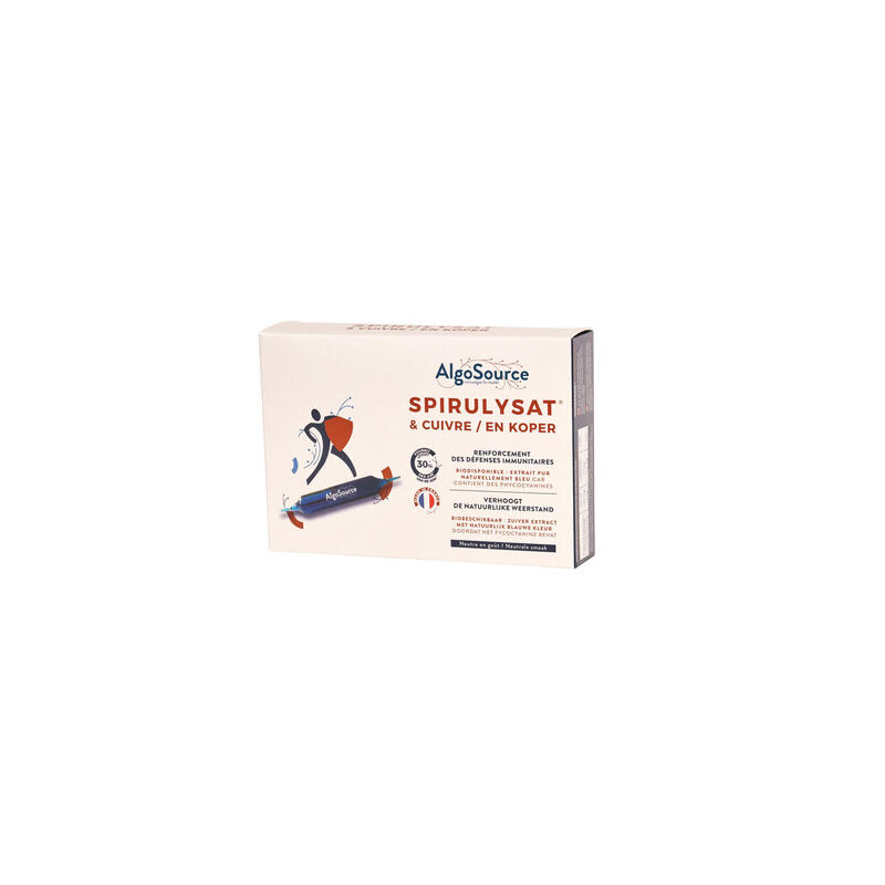 Spirulysat® et Cuivre - Extrait liquide de Spiruline et Cuivre
