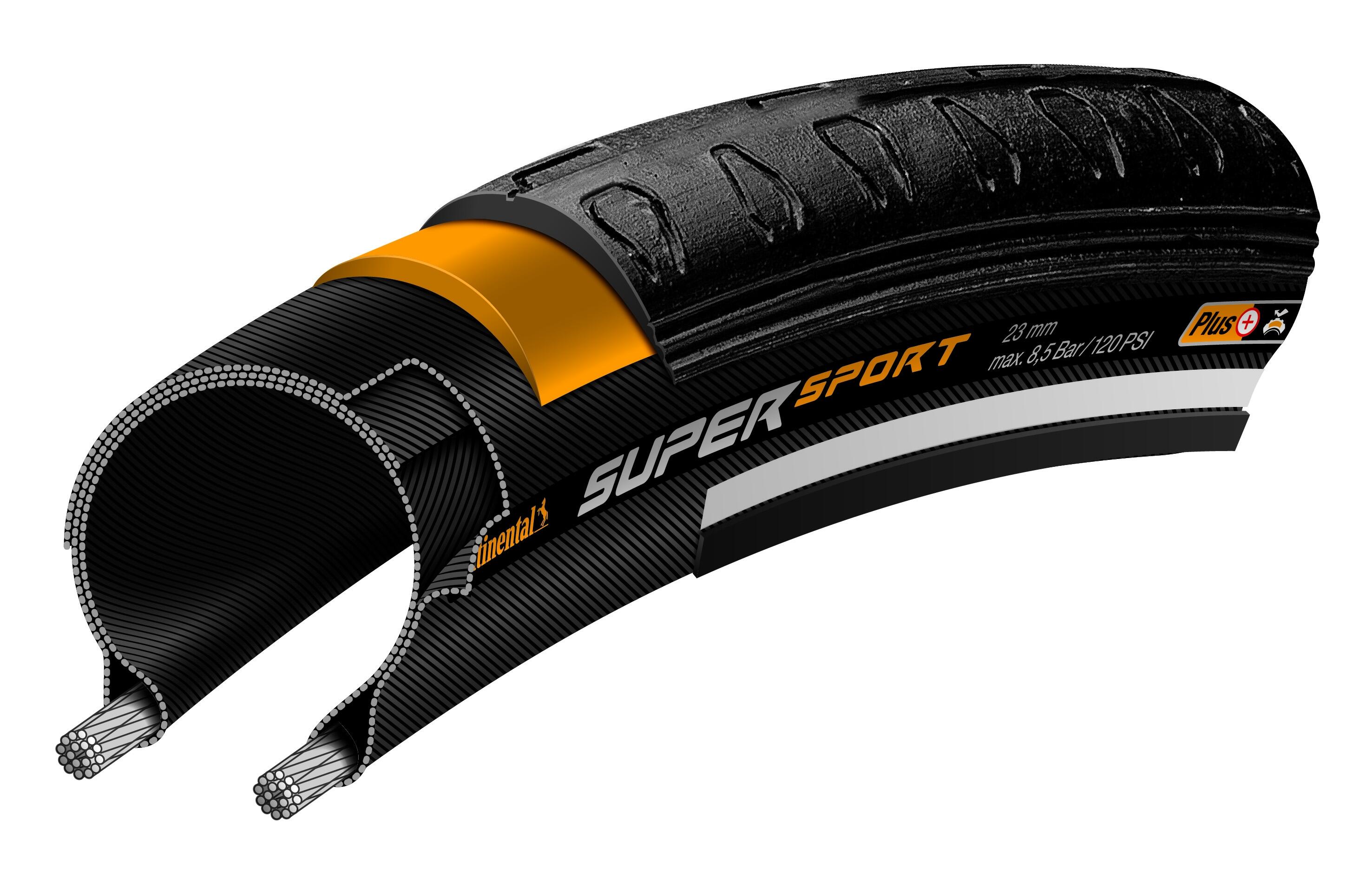 Super Sport Plus Tyre-Wire Bead Road Black/Black 700 X 25C 5/5