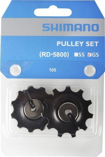 Shimano RD-5800 GS 11T Pulley Wheel Set 105 SLX Deore Metrea 3/5