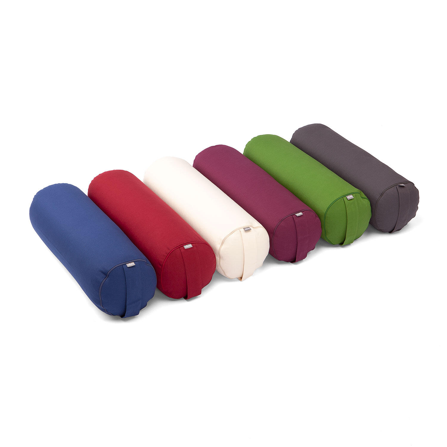 Yoga-Bolster (rund) ECO, Dinkelhülsen Natur 3/6