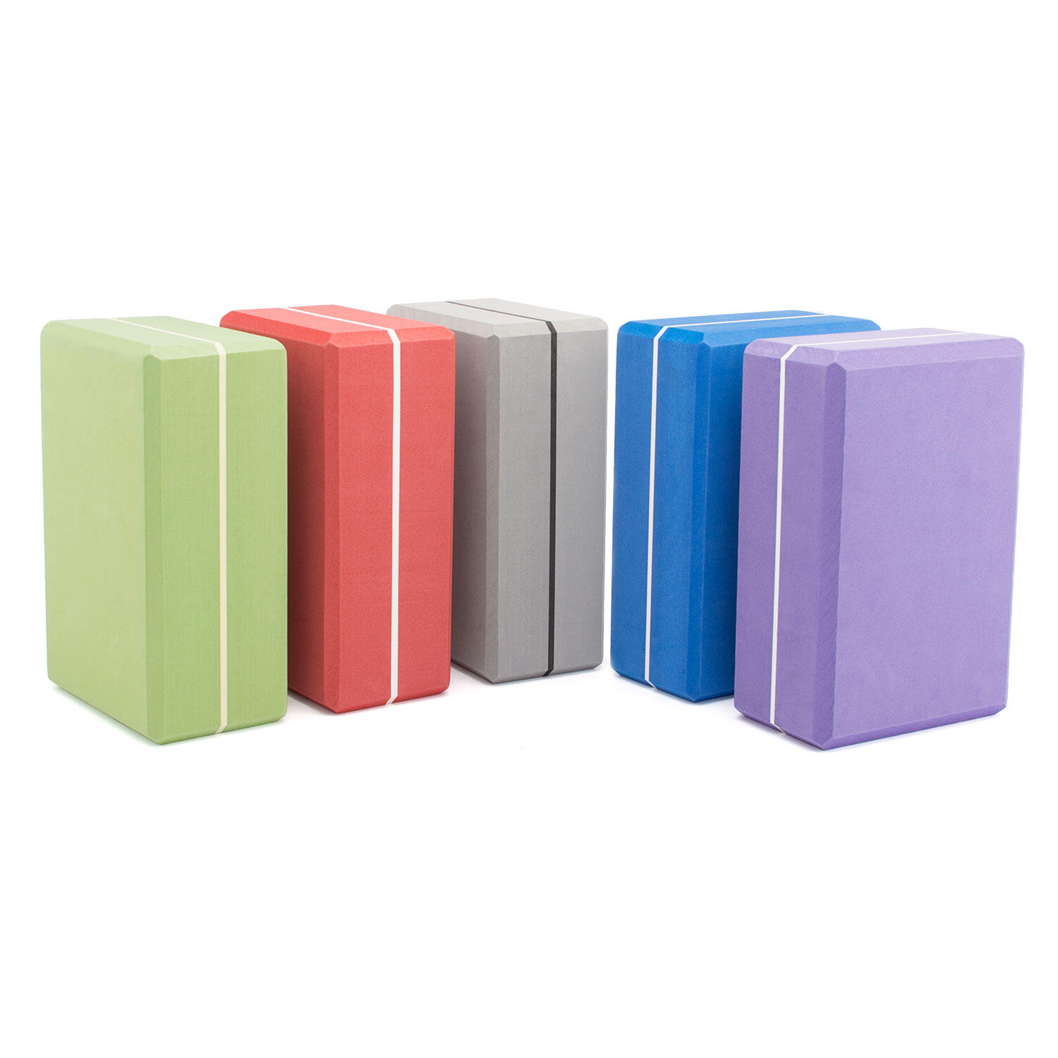 Yoga Asana Brick XXL lila EVA Schaum 4/6