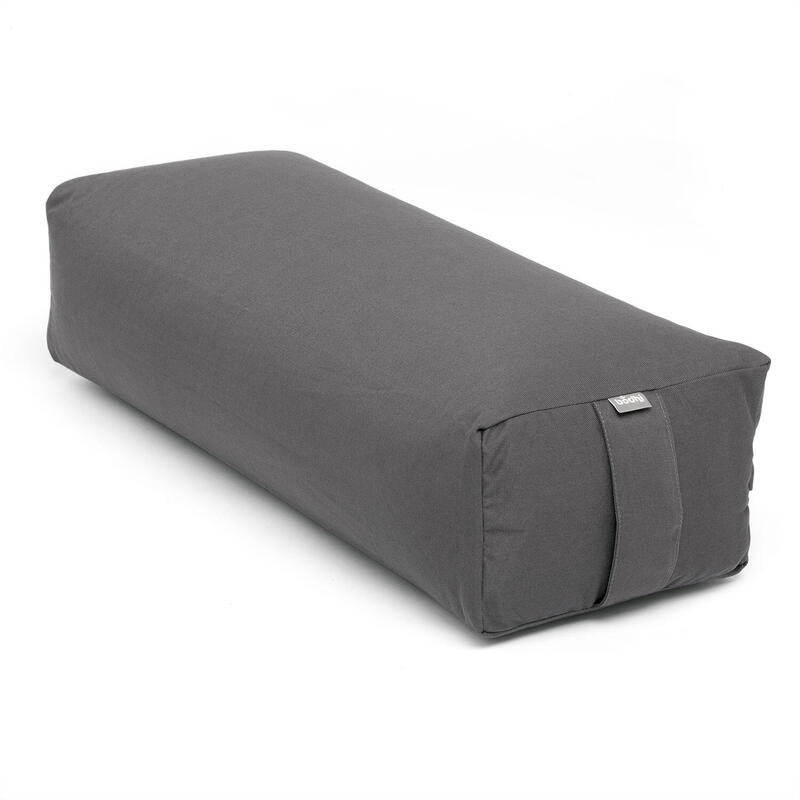 Salamba (rechteckig) Yoga-Bolster ECO, KAPOK  Anthrazit