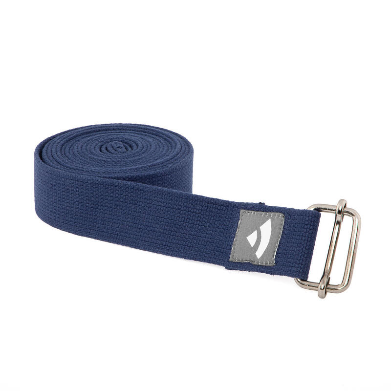 Asana Belt XL (PRO) aus Baumwolle mit Schiebeverschluss, dunkelblau