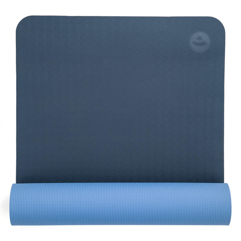 Yogamatte Lotus Pro, TPE blau/hellblau