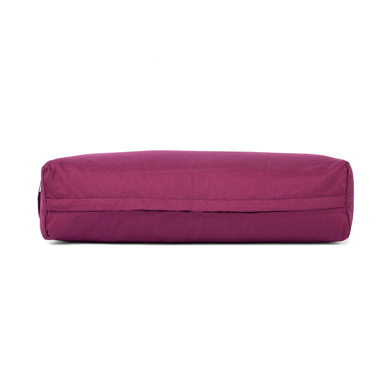 Salamba (rechteckig) Yoga-Bolster ECO, KAPOK  Aubergine