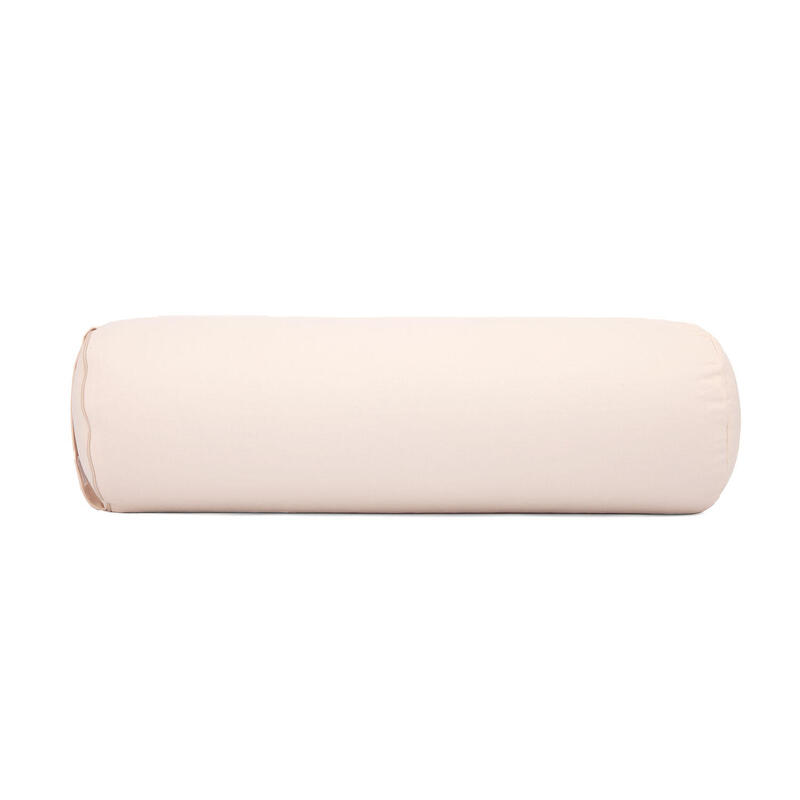 Yoga-Bolster (rund) ECO, Dinkelhülsen Natur