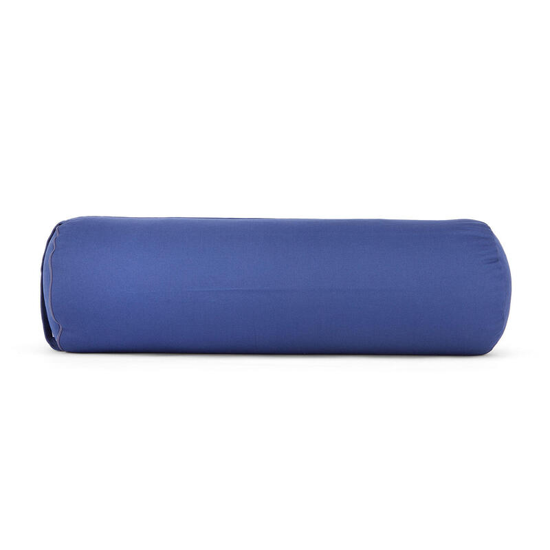 Yoga-Bolster (rund) ECO, Füllung KAPOK Dunkelblau