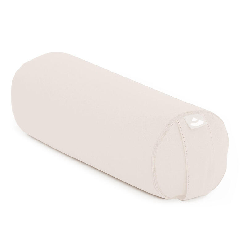 Yoga Mini-Bolster (rund), Nackenrolle, ECO, Buchweizenschalen Natur