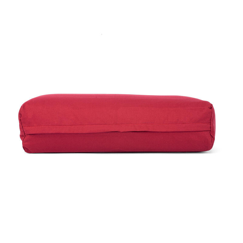 Salamba (rechteckig) Yoga-Bolster ECO, Dinkelhülsen  Bordeaux