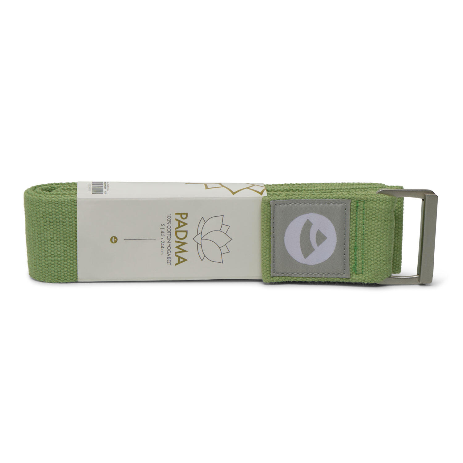 PADMA Yogagurt Baumwolle mit Schiebeschnalle Edelstahl matt, anthrazit 2/6