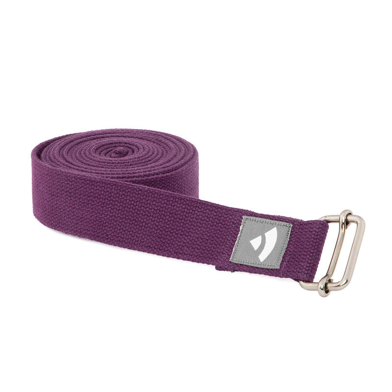 Asana Belt XL (PRO) aus Baumwolle mit Schiebeverschluss, lila