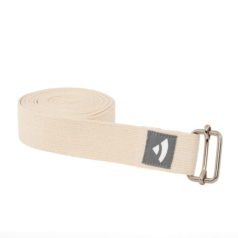 Asana Belt XL (PRO) aus Baumwolle mit Schiebeverschluss, natur