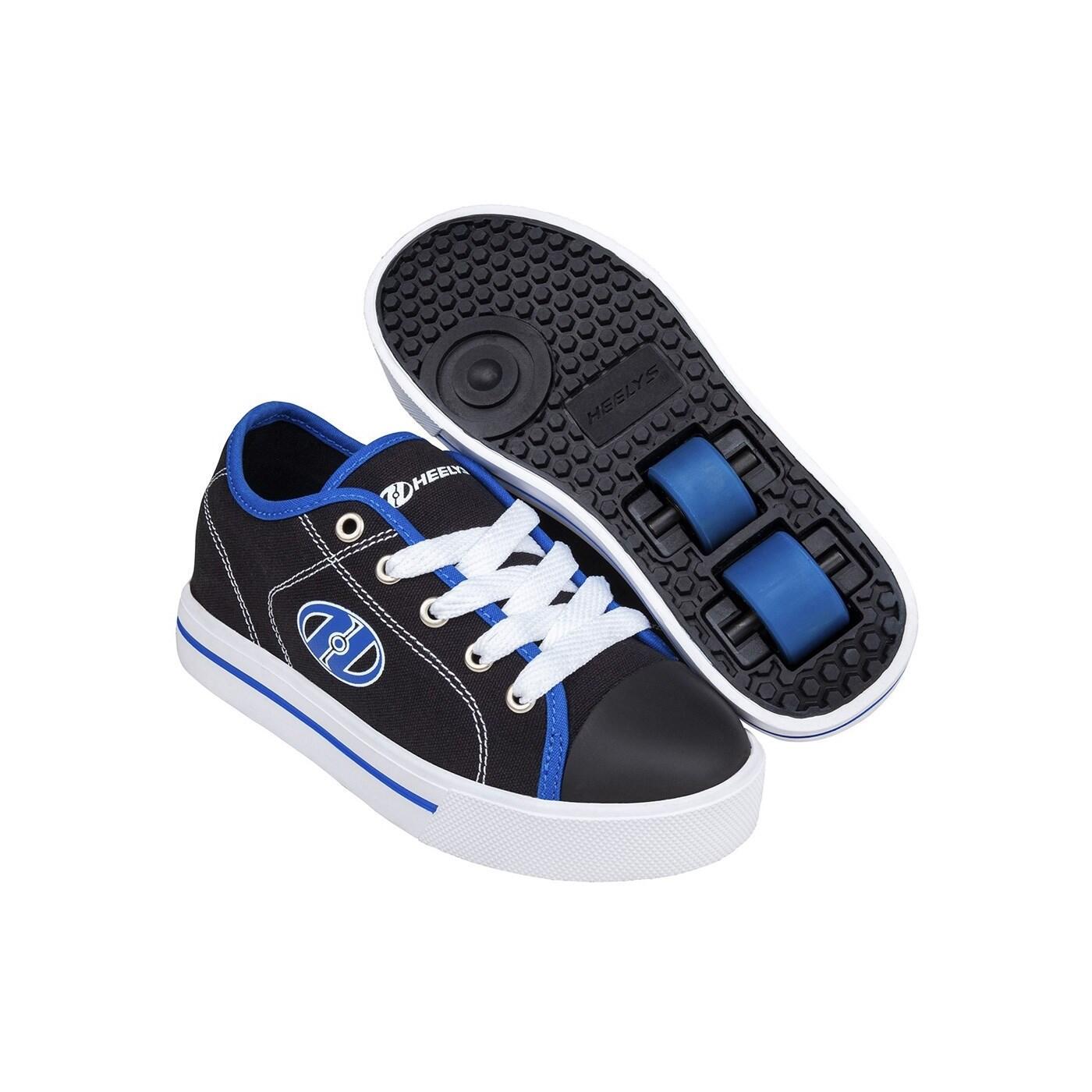 Classic Black/White/Blue Kids HX2 Heely Shoe 1/4
