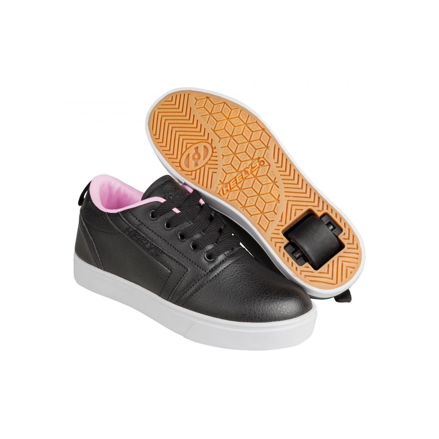 HEELYS GR8 Pro Black/Light Pink Kids Heely Shoe