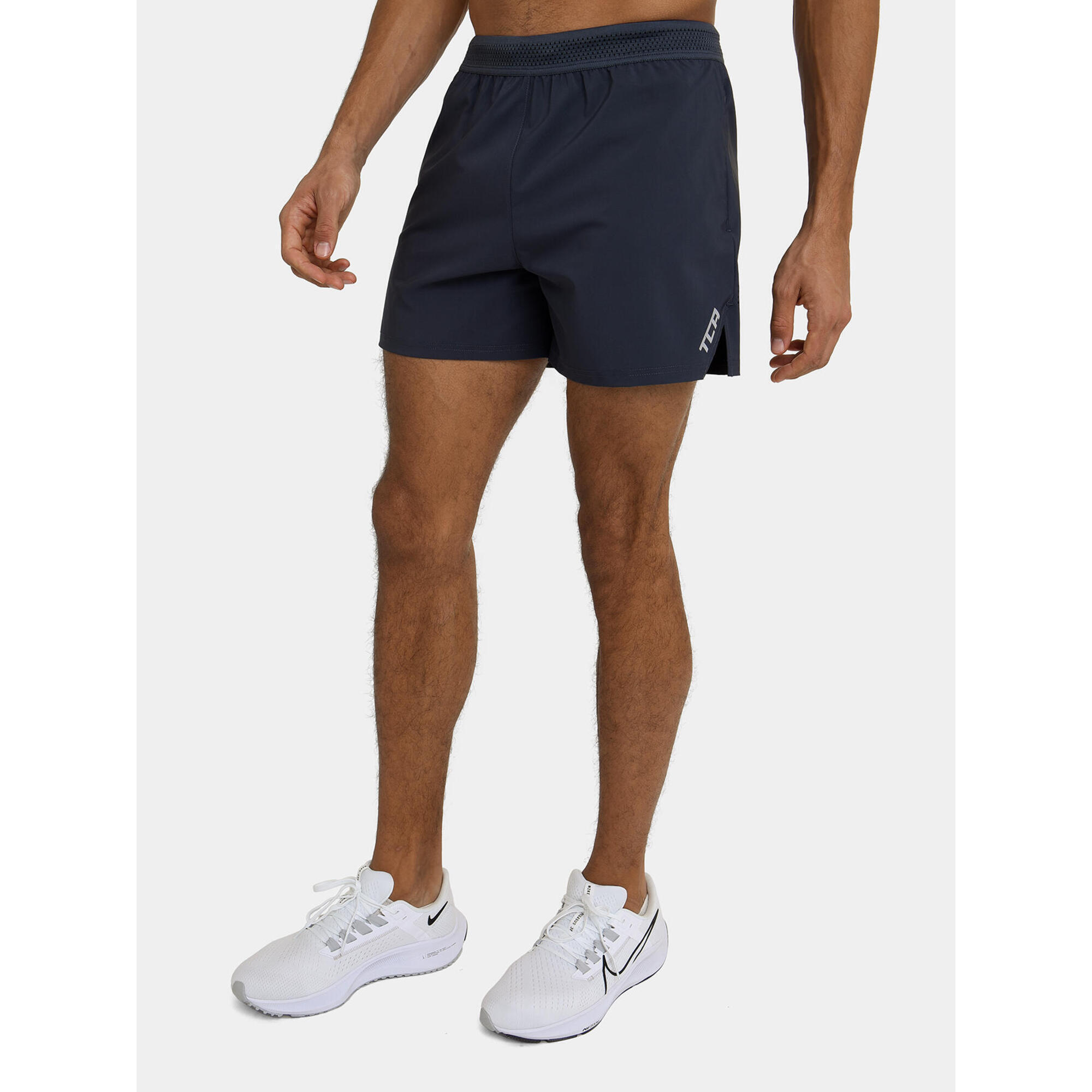 TCA Men's Flyweight Running Shorts with Zipped Pockets - Smoke Grey