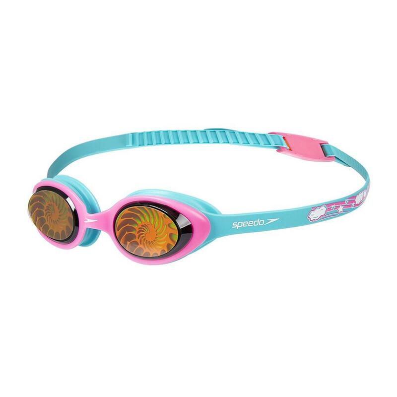 SPEEDO GIRL JUNIOR ILLUSION 3D PRINTED GOGGLES AZUL/ROSA