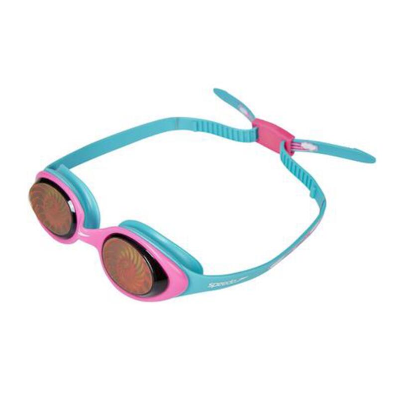 SPEEDO GIRL JUNIOR ILLUSION 3D PRINTED GOGGLES AZUL/ROSA