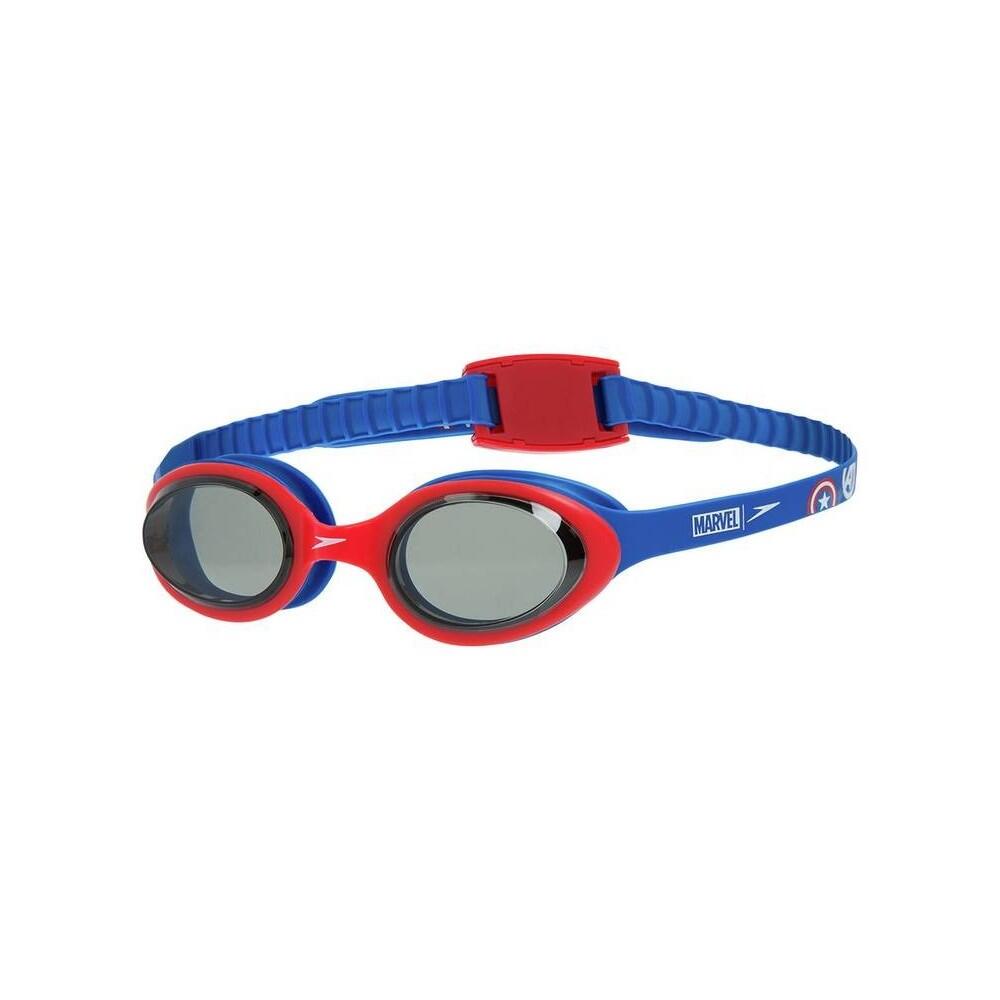 Okulary pływackie junior speedo avengers blue-smoke 2/7