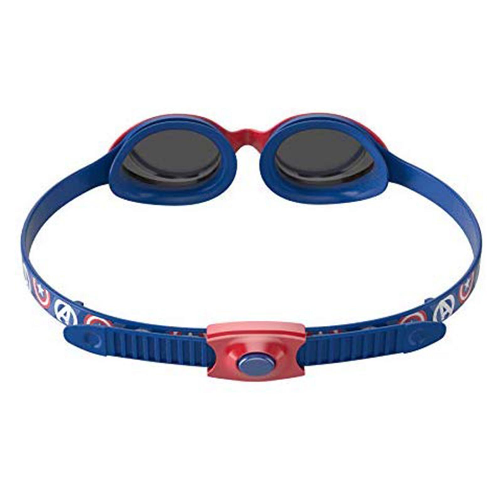 Okulary pływackie junior speedo avengers blue-smoke 4/7