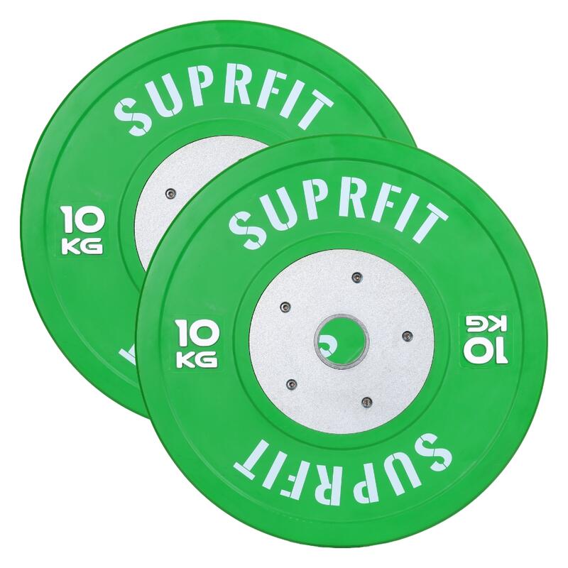 Suprfit Pro Placa de pára-choques de competição (par) - 2 x 10 kg