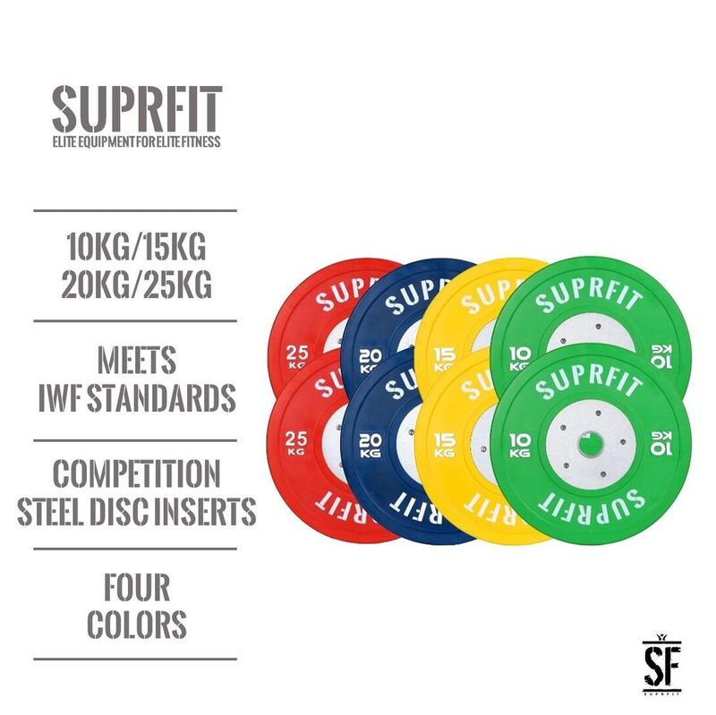 Suprfit Pro Placa de pára-choques de competição (simples) - 15 kg