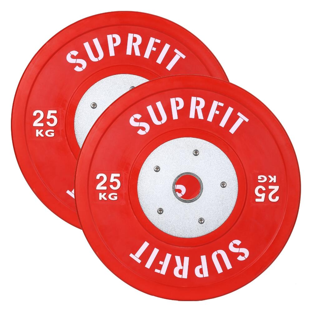 Suprfit Pro Placa de pára-choques de competição (par) - 2 x 25 kg