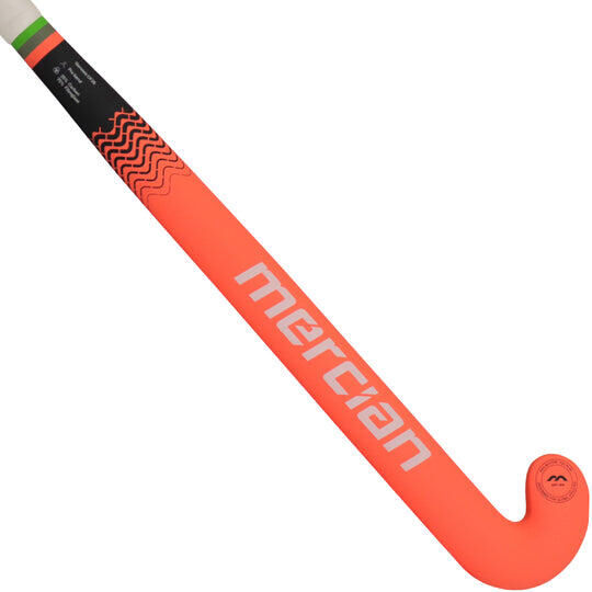 MERCIAN Mercian Genesis CF25 Adult Composite Hockey Stick, Pale/Coral/Carbon